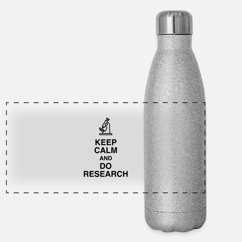 Chercheur / Recherche / Travail / Métier / Job Gourde isotherme panoramique pailletée 500 ml