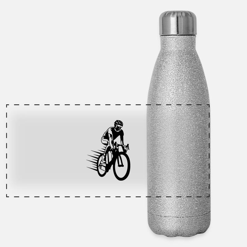 cycling Panoramic Glitter Thermal Bottle 500 ml