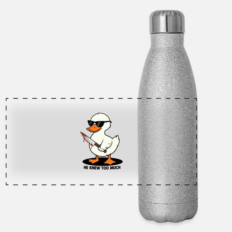 Er wusste zu viel Panorama Glitzer Isolierflasche 500 ml