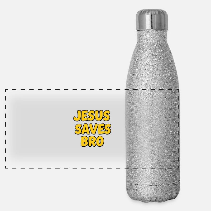Pont sauvé de Jésus Gourde isotherme panoramique pailletée 500 ml