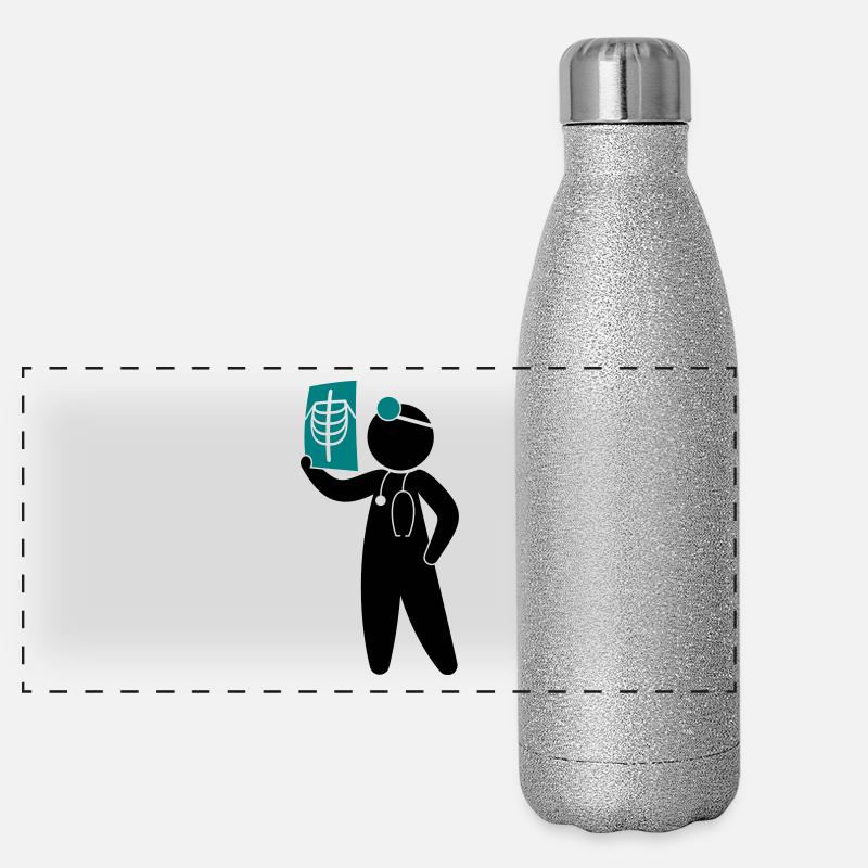 A doctor examining an x-ray Panoramic Glitter Thermal Bottle 500 ml