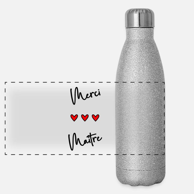 MAÎTRE. MAITRE Gourde isotherme panoramique pailletée 500 ml