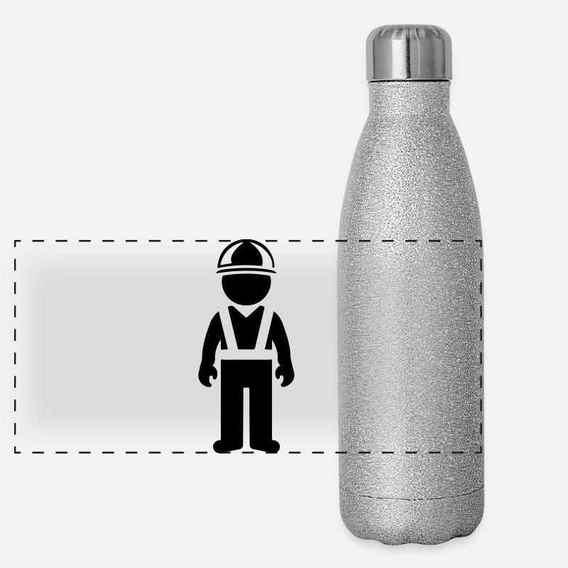 Panorama Glitzer Isolierflasche 500 ml
