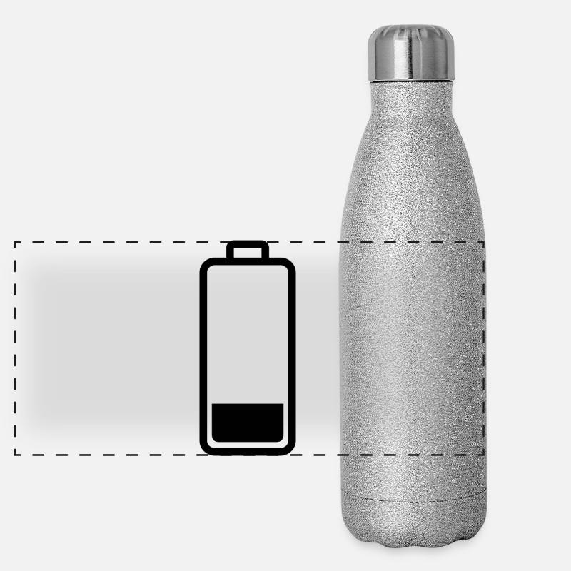 low battery Panoramic Glitter Thermal Bottle 500 ml