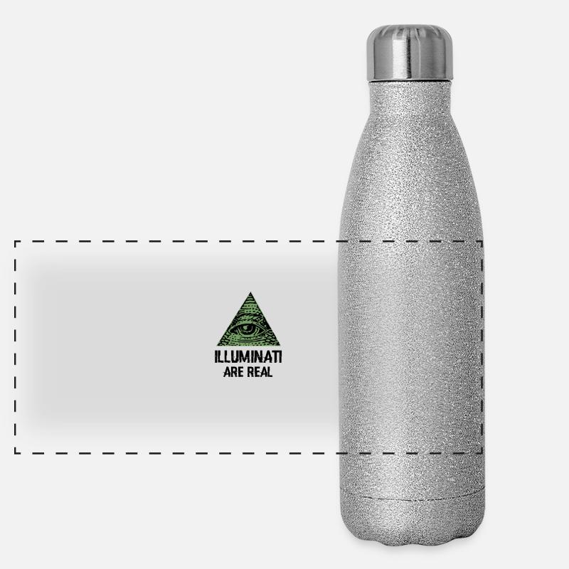 Illuminati Panorama Glitzer Isolierflasche 500 ml