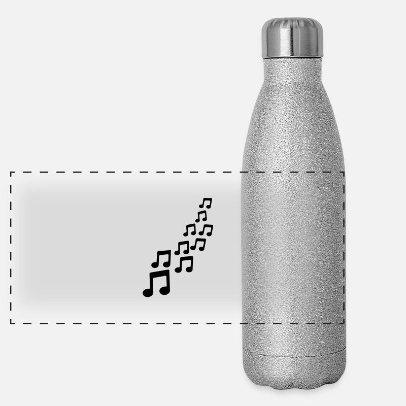 music_noten___f1 Gourde isotherme panoramique pailletée 500 ml