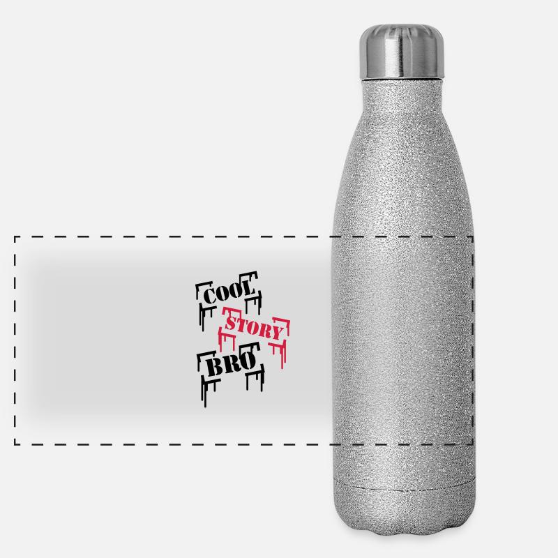 Cool Story BRO Panorama Glitzer Isolierflasche 500 ml