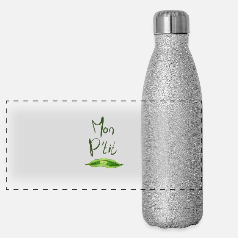 mon ptit pois Gourde isotherme panoramique pailletée 500 ml