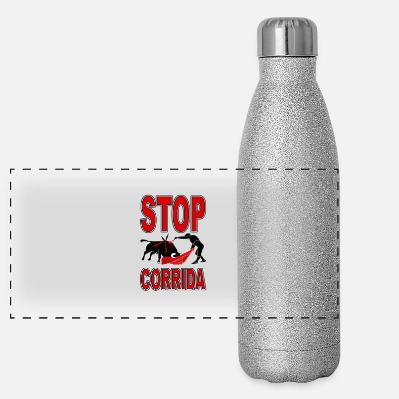 Anti corrida Gourde isotherme panoramique pailletée 500 ml