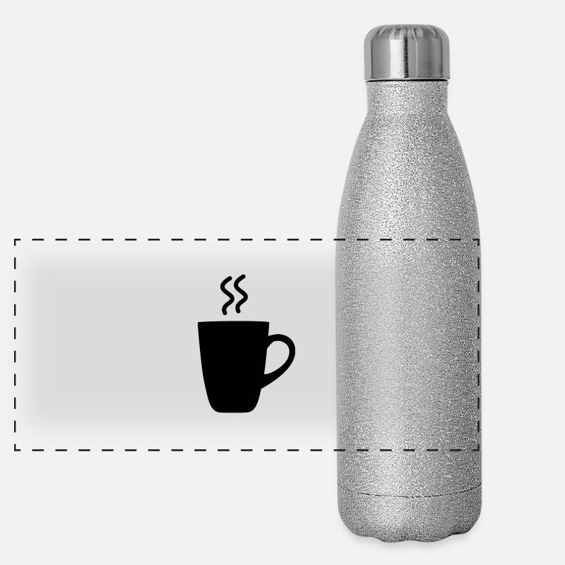 Kaffeebecher Panorama Glitzer Isolierflasche 500 ml