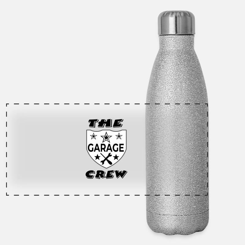 Garage Panorama Glitzer Isolierflasche 500 ml