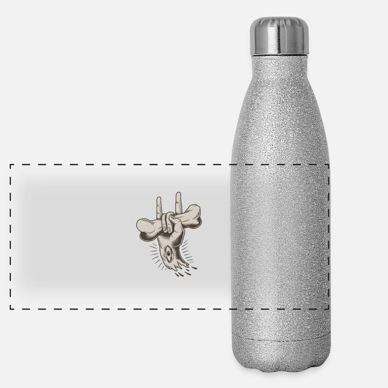 HAND ROCK Panoramic Glitter Thermal Bottle 500 ml