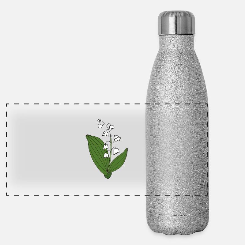 Muguet Gourde isotherme panoramique pailletée 500 ml