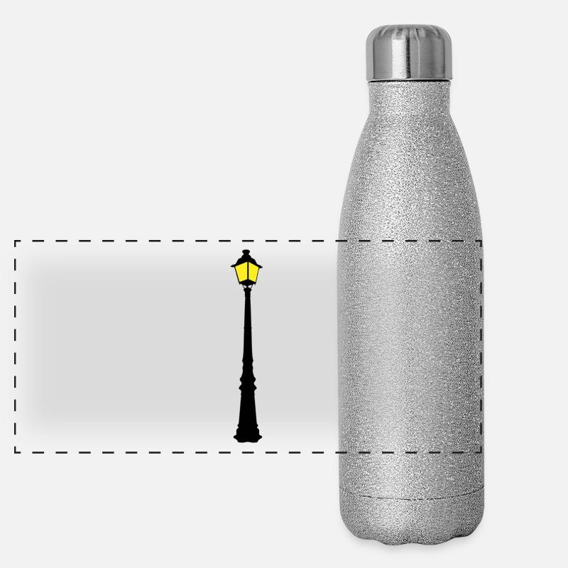 Laterne Panorama Glitzer Isolierflasche 500 ml