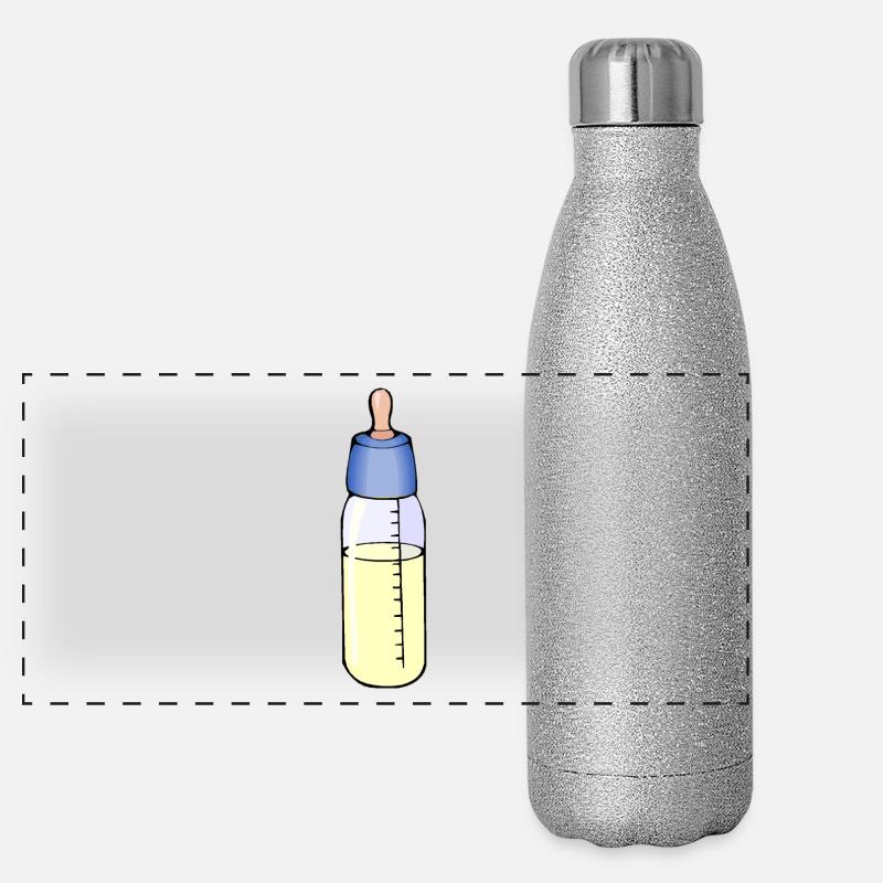 milk bottle Panoramic Glitter Thermal Bottle 500 ml