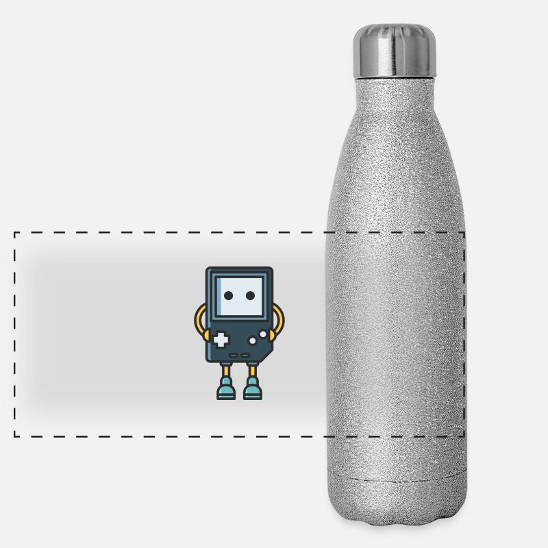 Game Panorama Glitzer Isolierflasche 500 ml