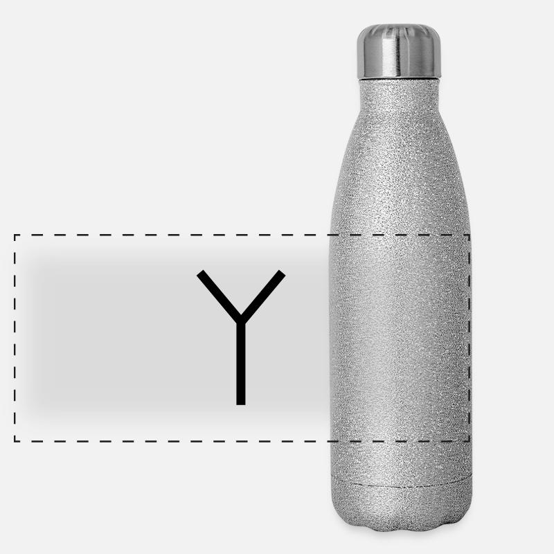 Nouveau Homéopathie - guérison caractères Ypsilon Gourde isotherme panoramique pailletée 500 ml