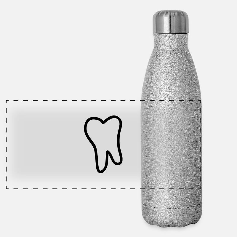 tooth Panoramic Glitter Thermal Bottle 500 ml