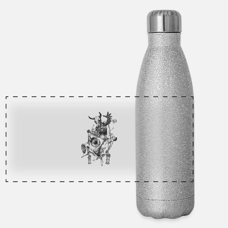 Dark Future Panorama Glitzer Isolierflasche 500 ml