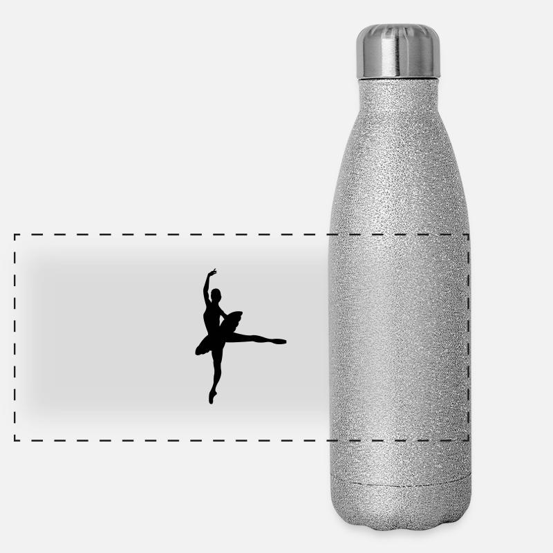 ballerina Panorama Glitzer Isolierflasche 500 ml