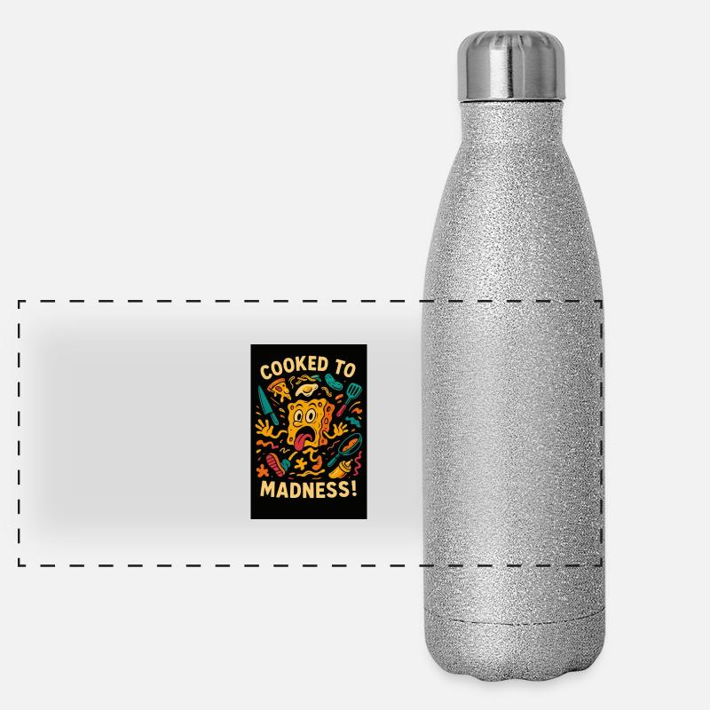 Folie cuisinée Gourde isotherme panoramique pailletée 500 ml