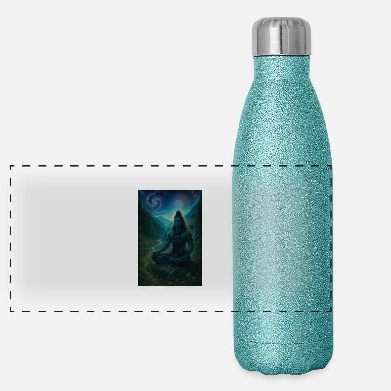 Der Geist von Himachal Panorama Glitzer Isolierflasche 500 ml