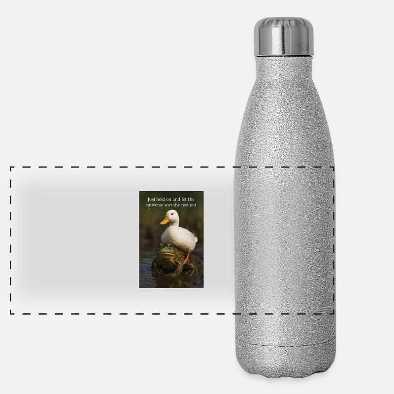 Just hold on Panoramic Glitter Thermal Bottle 500 ml