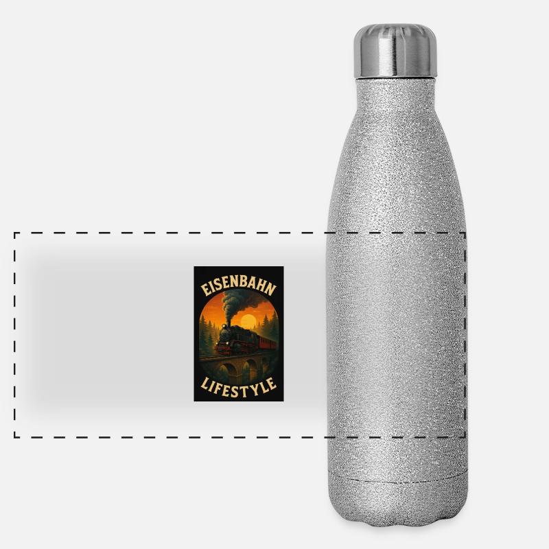 Mode de vie ferroviaire Gourde isotherme panoramique pailletée 500 ml