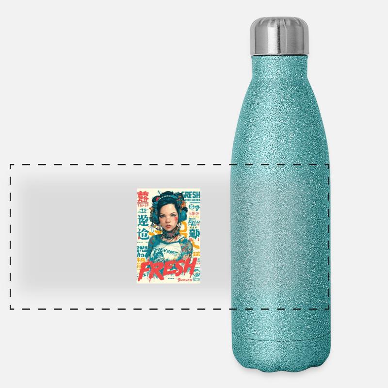 Urban Fresh Vibes Panoramic Glitter Thermal Bottle 500 ml