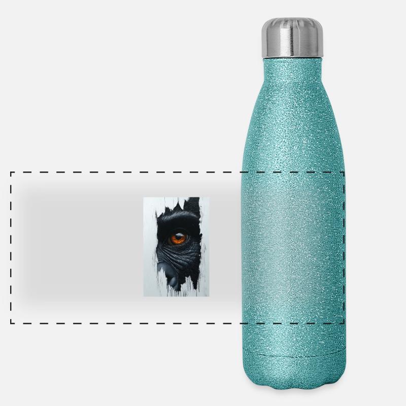 Durchdringender Urblick Panorama Glitzer Isolierflasche 500 ml