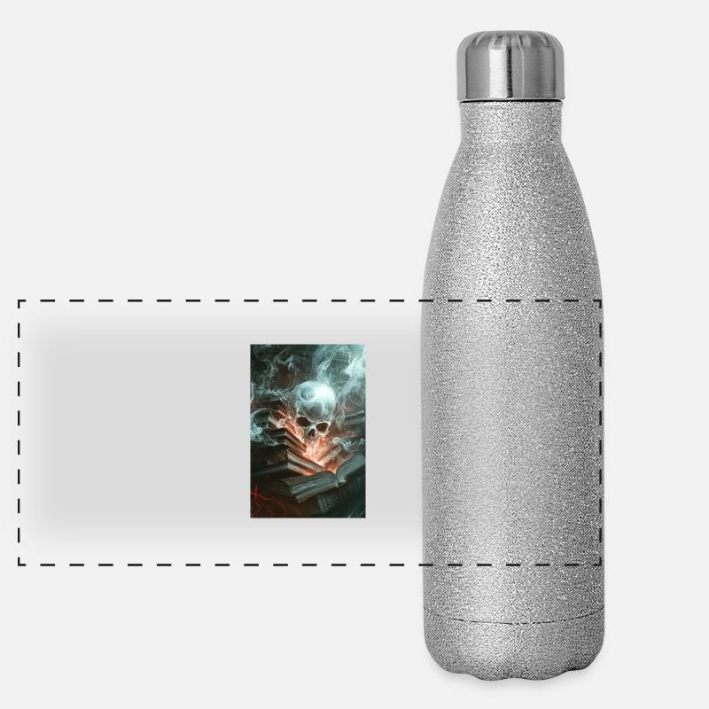 Haunted Knowledge Unleashed Panoramic Glitter Thermal Bottle 500 ml