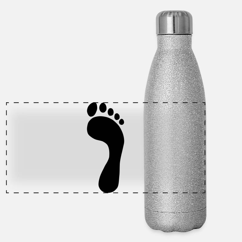 Foot Panoramic Glitter Thermal Bottle 500 ml