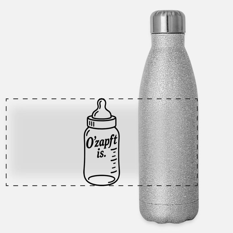 Biberon Boisson d’allaitement O’zapft est Gourde isotherme panoramique pailletée 500 ml