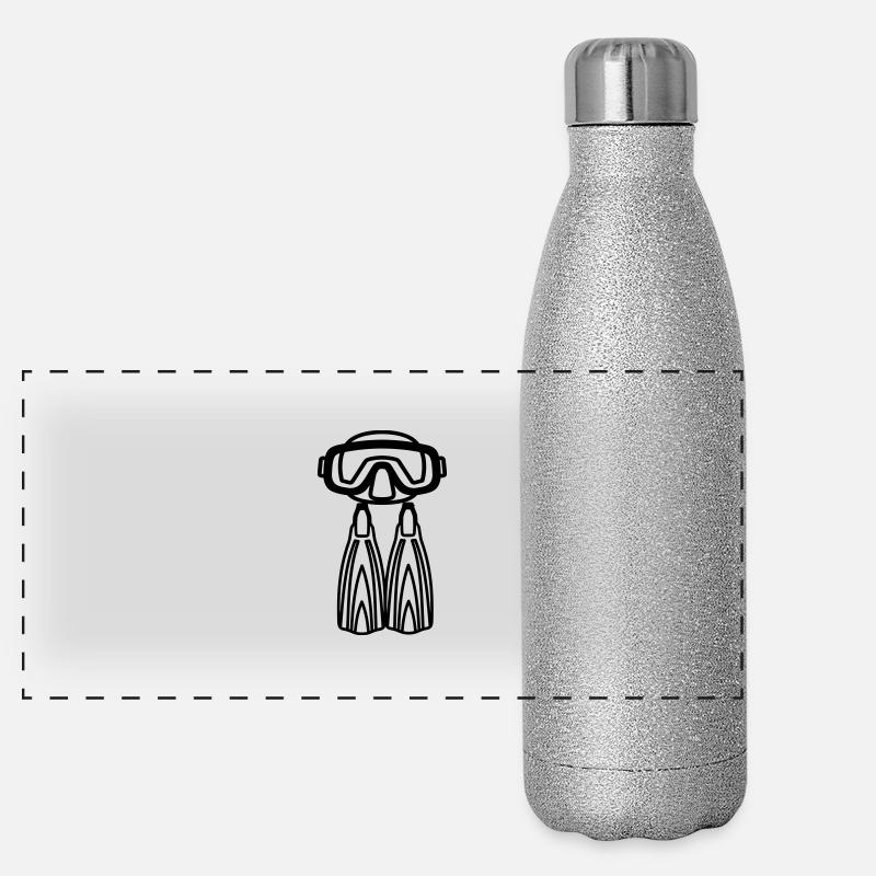masqueetpalmes Gourde isotherme panoramique pailletée 500 ml