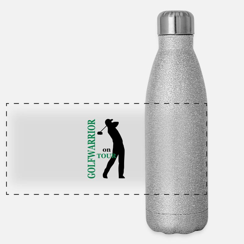 golf Panorama Glitzer Isolierflasche 500 ml