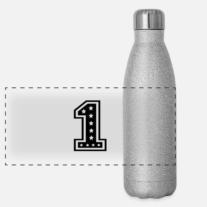 Nr. 1 Panorama Glitzer Isolierflasche 500 ml