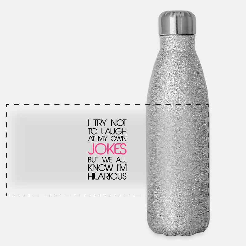Jokes Gourde isotherme panoramique pailletée 500 ml