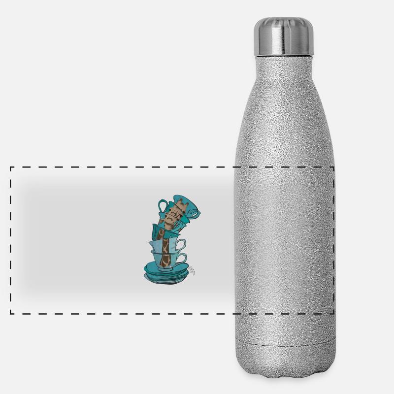 tassesgirafe Gourde isotherme panoramique pailletée 500 ml