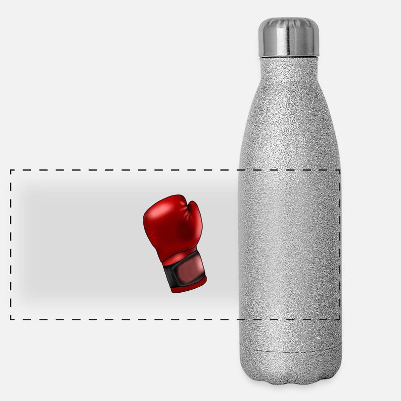 Boxhandschuh Panorama Glitzer Isolierflasche 500 ml