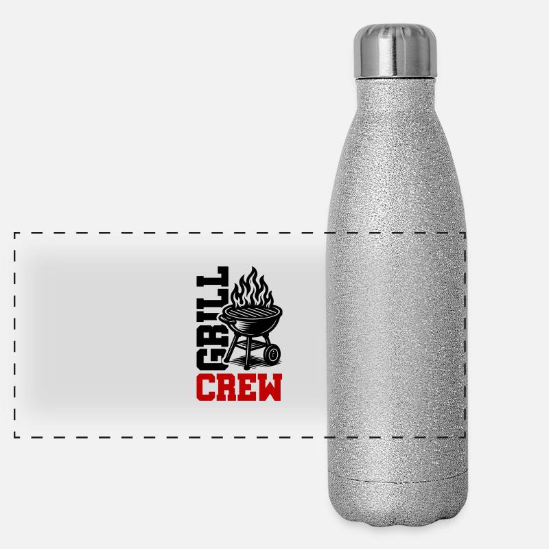 Grill Crew Panorama Glitzer Isolierflasche 500 ml