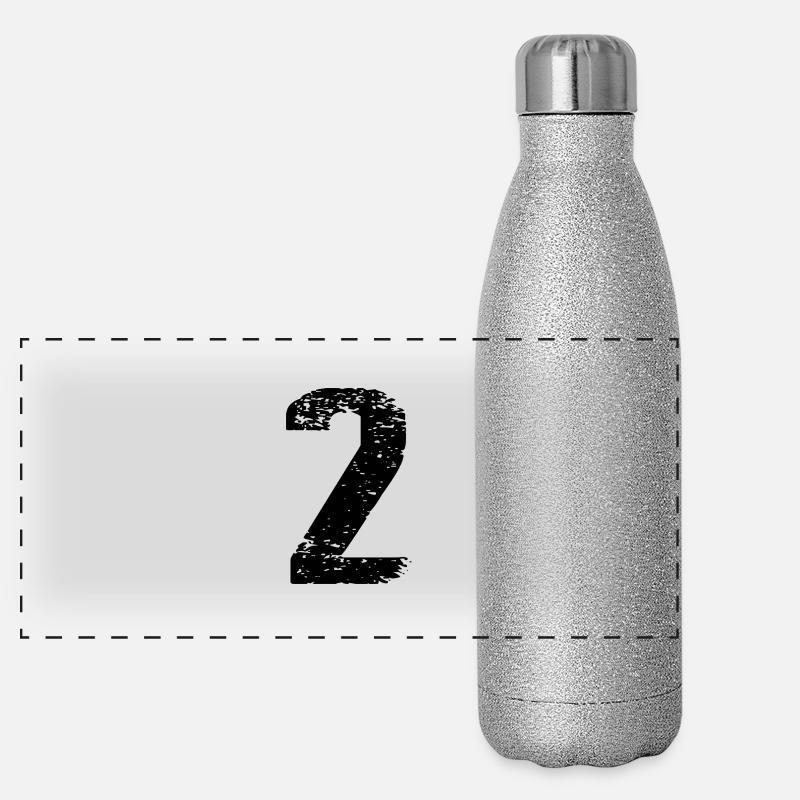 Justaucorps à 2 chiffres Gourde isotherme panoramique pailletée 500 ml