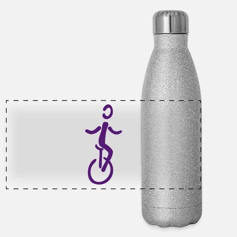 Unicycle Panoramic Glitter Thermal Bottle 500 ml