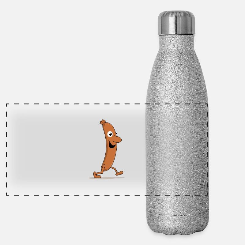 Hot-dog Gourde isotherme panoramique pailletée 500 ml