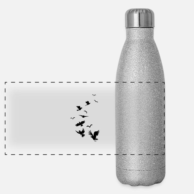 Départ de la Raven Gourde isotherme panoramique pailletée 500 ml