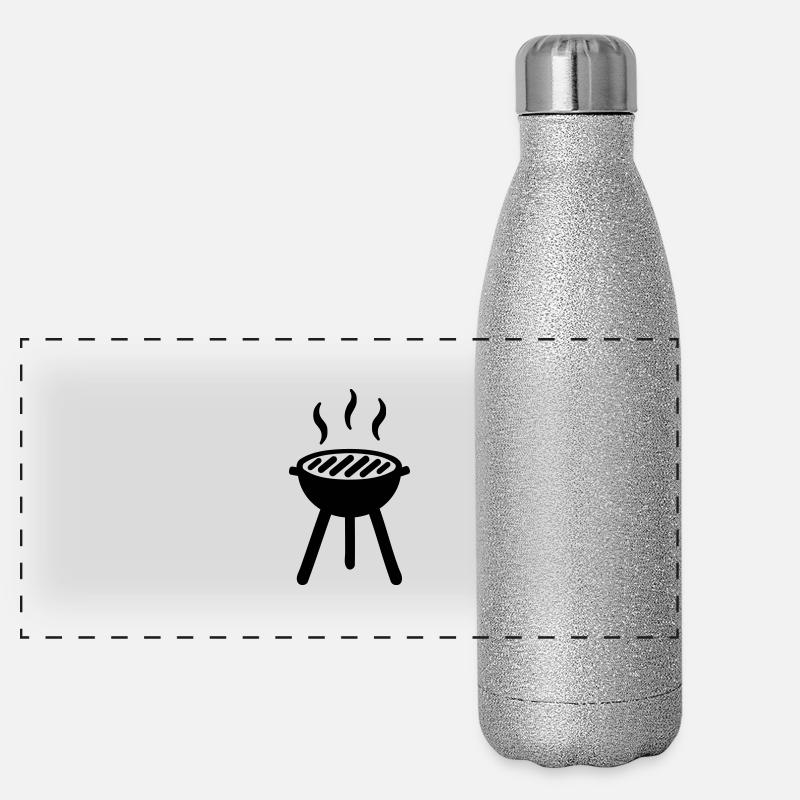 Grill BBQ Panoramic Glitter Thermal Bottle 500 ml