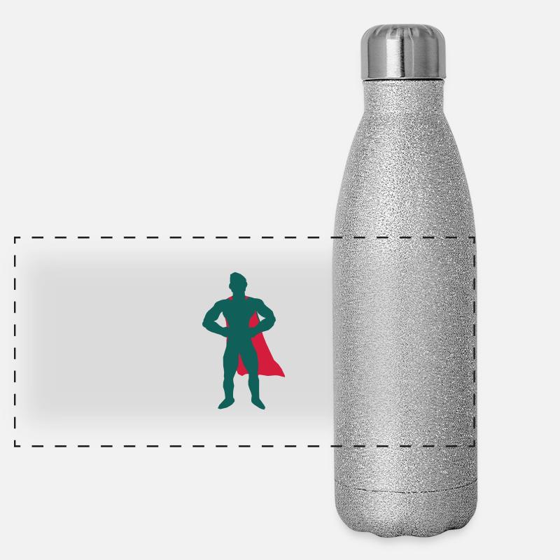 super hero Gourde isotherme panoramique pailletée 500 ml