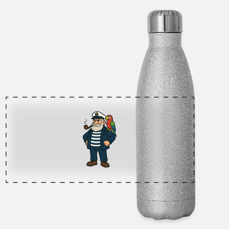 seemann comic Panorama Glitzer Isolierflasche 500 ml