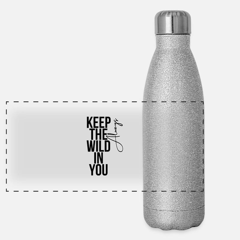Gardez la nature en vous toujours – Avent inspirant Gourde isotherme panoramique pailletée 500 ml
