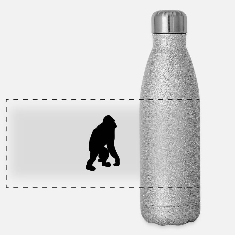 Orang-Utan Panorama Glitzer Isolierflasche 500 ml