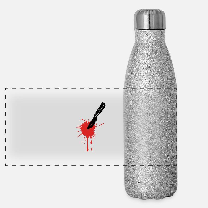 SANG DE COUTEAU Gourde isotherme panoramique pailletée 500 ml